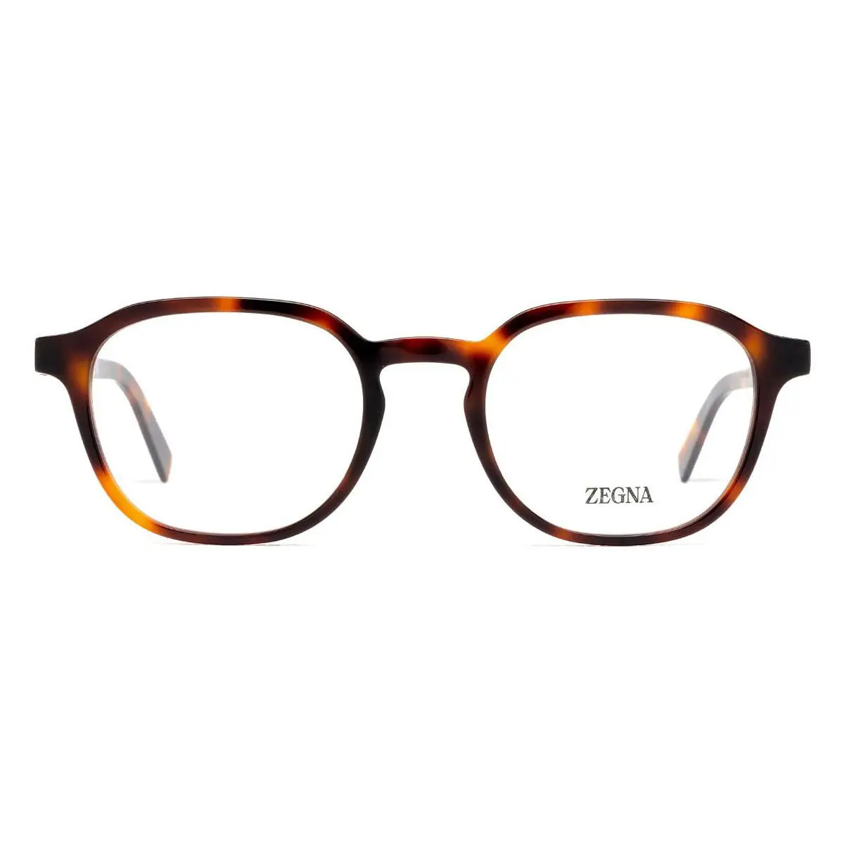 EZ5284 Eyeglasses Men Dark Havana 49mm by Ermenegildo Zegna