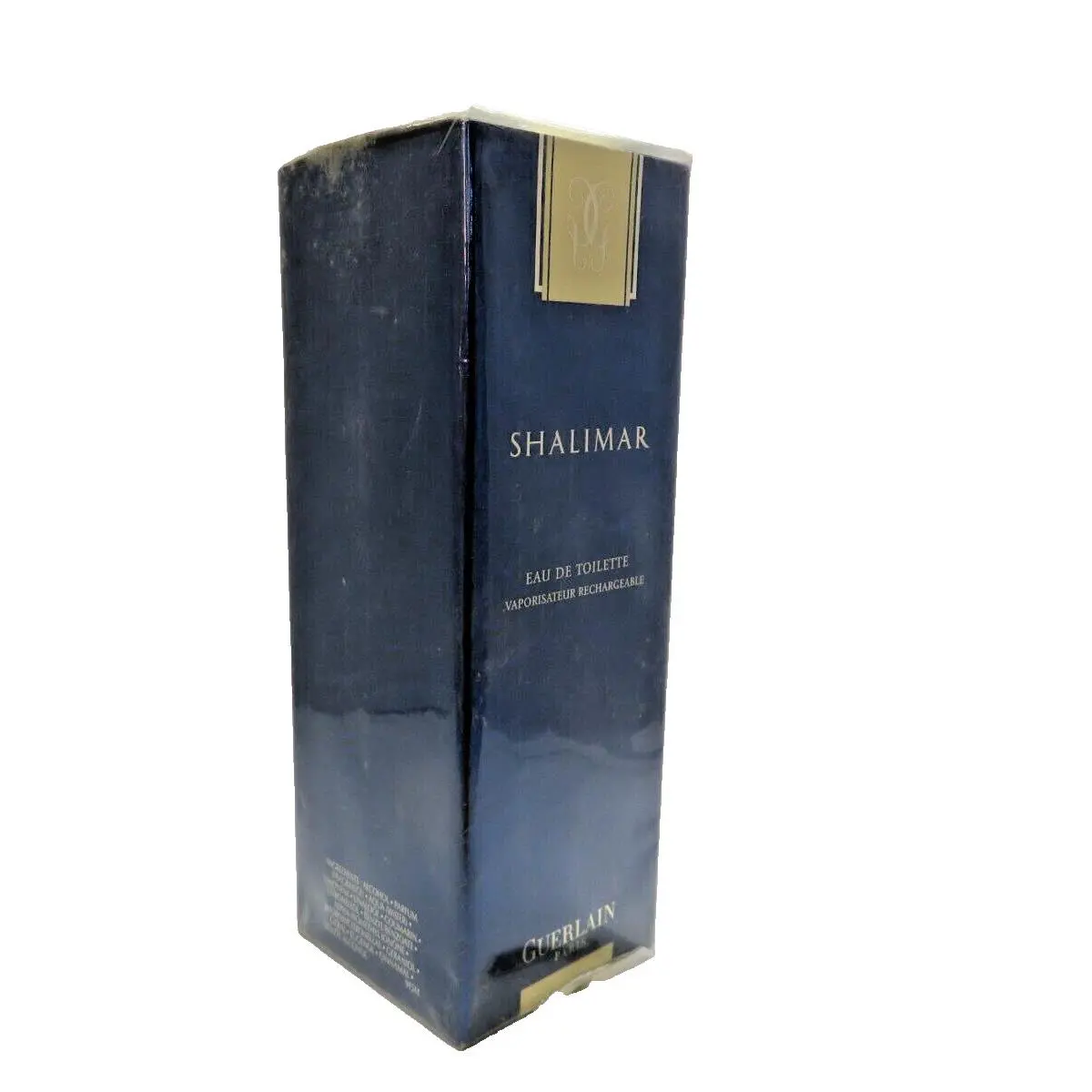 Vintage Guerlain Shalimar Eau De Toilette Rechargeable Spray 3.1 oz Read Desc