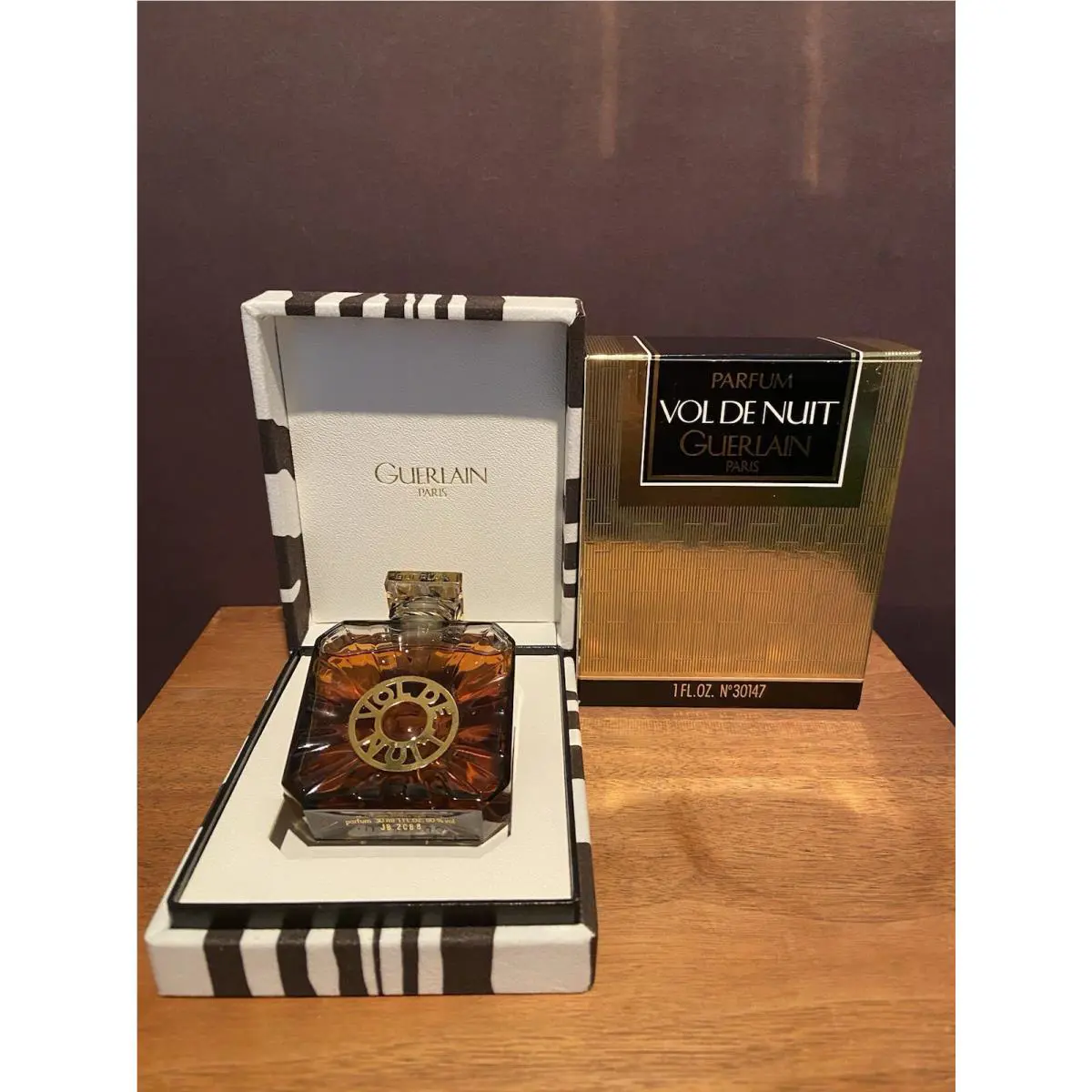 Vintage Guerlain Vol DE Nuit 1 OZ / 30 ml Parfum Bottle Rare