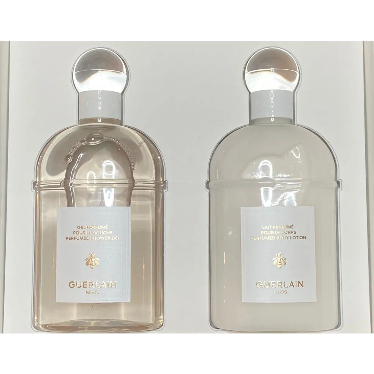 Guerlain Les Delices De Bain Full Sized Body Care Set Shower Gel and Lotion