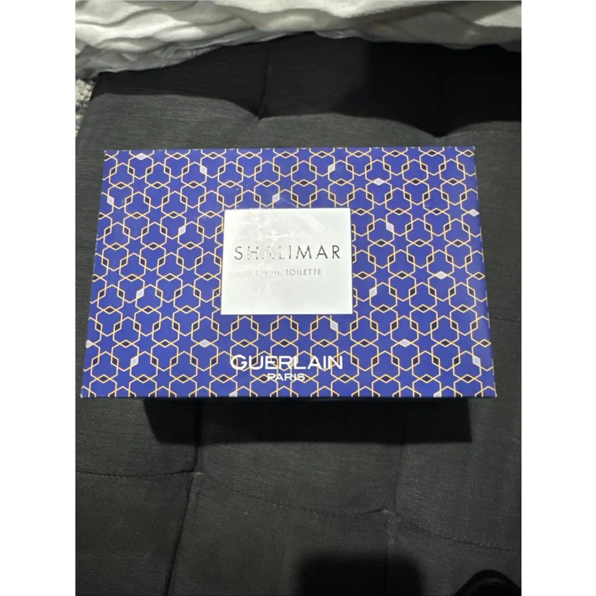 Guerlain Shalimar 3oz Edt Spray + 2.5oz Body Lotion + 2.5oz Shower Gel + Trousse
