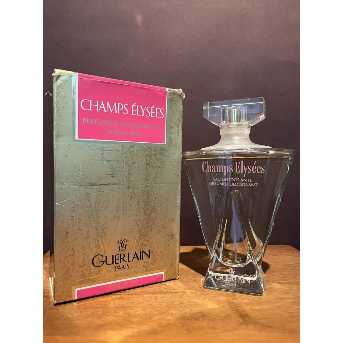 Vintage Champs Elysees by Guerlain 3.4 oz / 100 ml Perfumed Deodorant Spray
