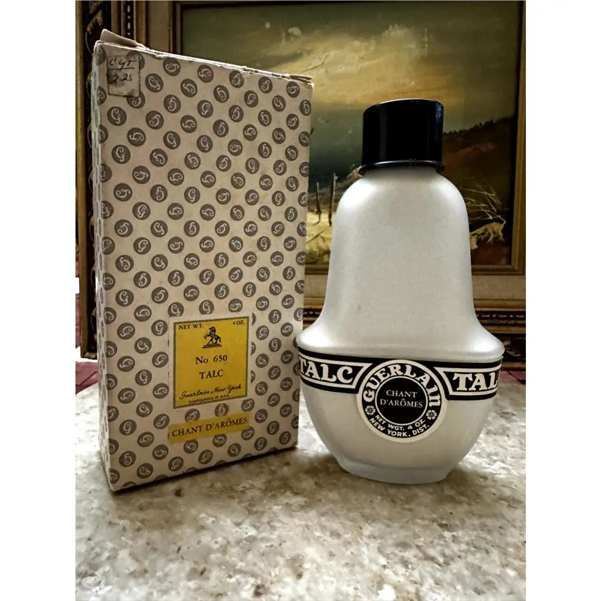 Guerlain Chant D`aromes 4 oz Talc by Guerla