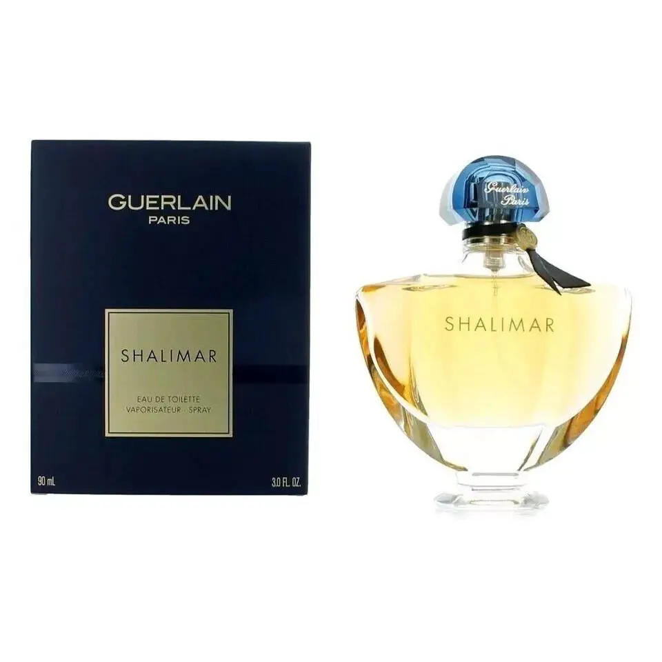 Guerlain Shalimar Women 3.0 oz Edt Spray 1 Free Perfume