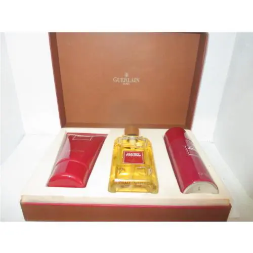 Guerlain Habit Rouge Set Edt Spray 1.7 Oz+ Deodorant 1.7 Oz+all Over Shampoo 2.5