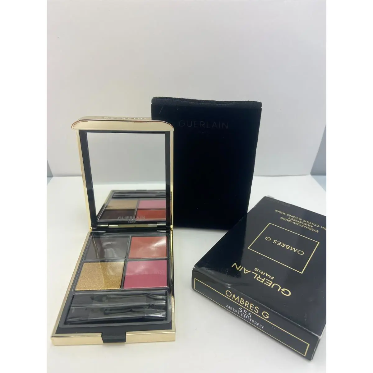 Guerlain Ombres G 555 Metal Butterfly Eyeshadow Quad Palette 1.5g