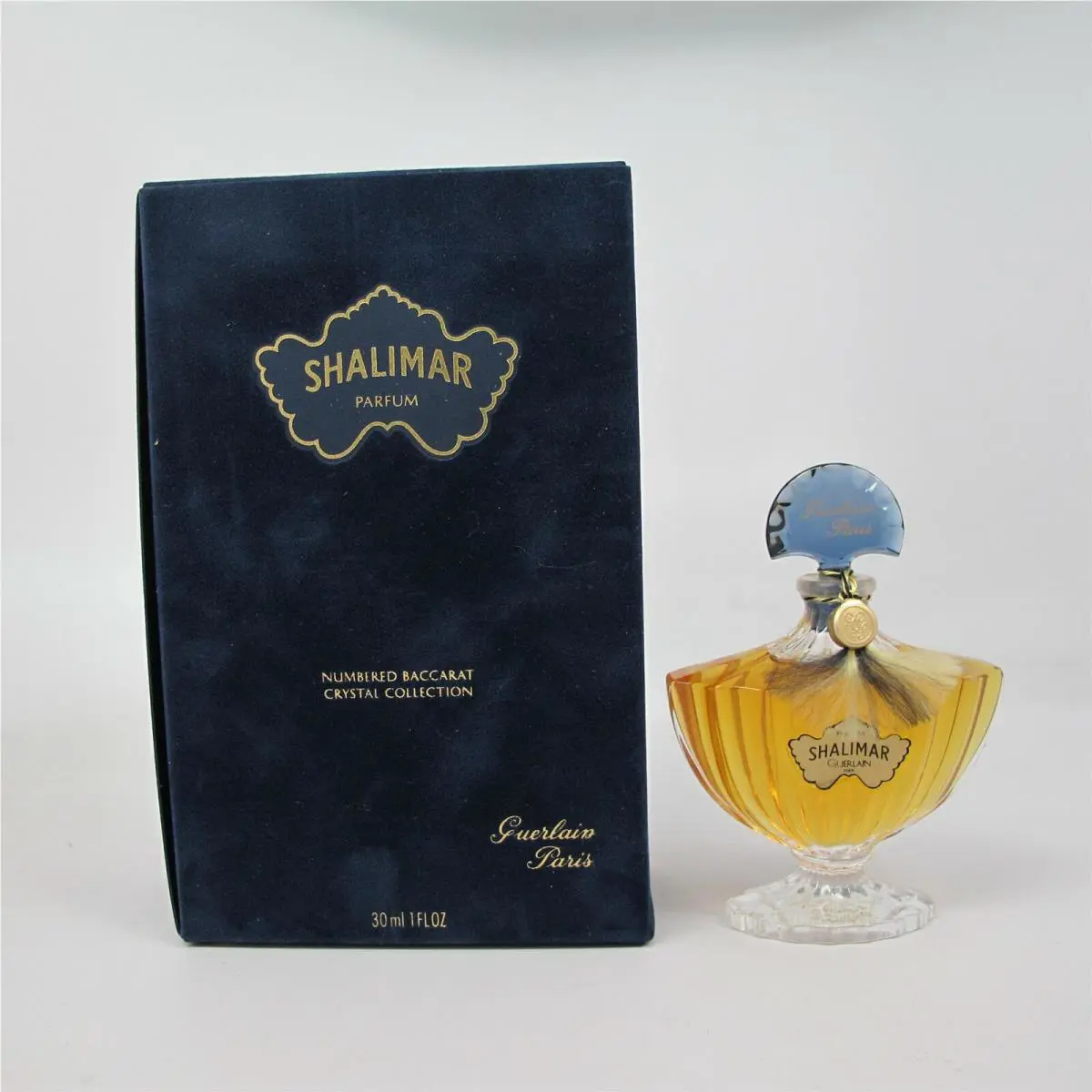 Shalimar by Guerlain 30 ml/1.0 oz Parfum Baccarat Crystal Rare