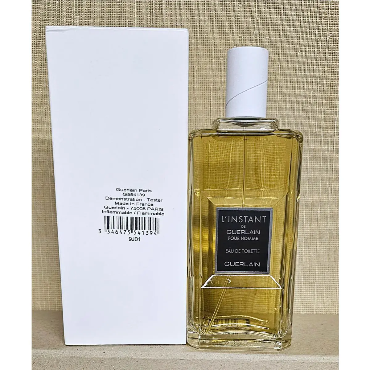 L`instant DE Guerlain Pour Homme 3.4/3.3 OZ Edt Spray IN Tester Box