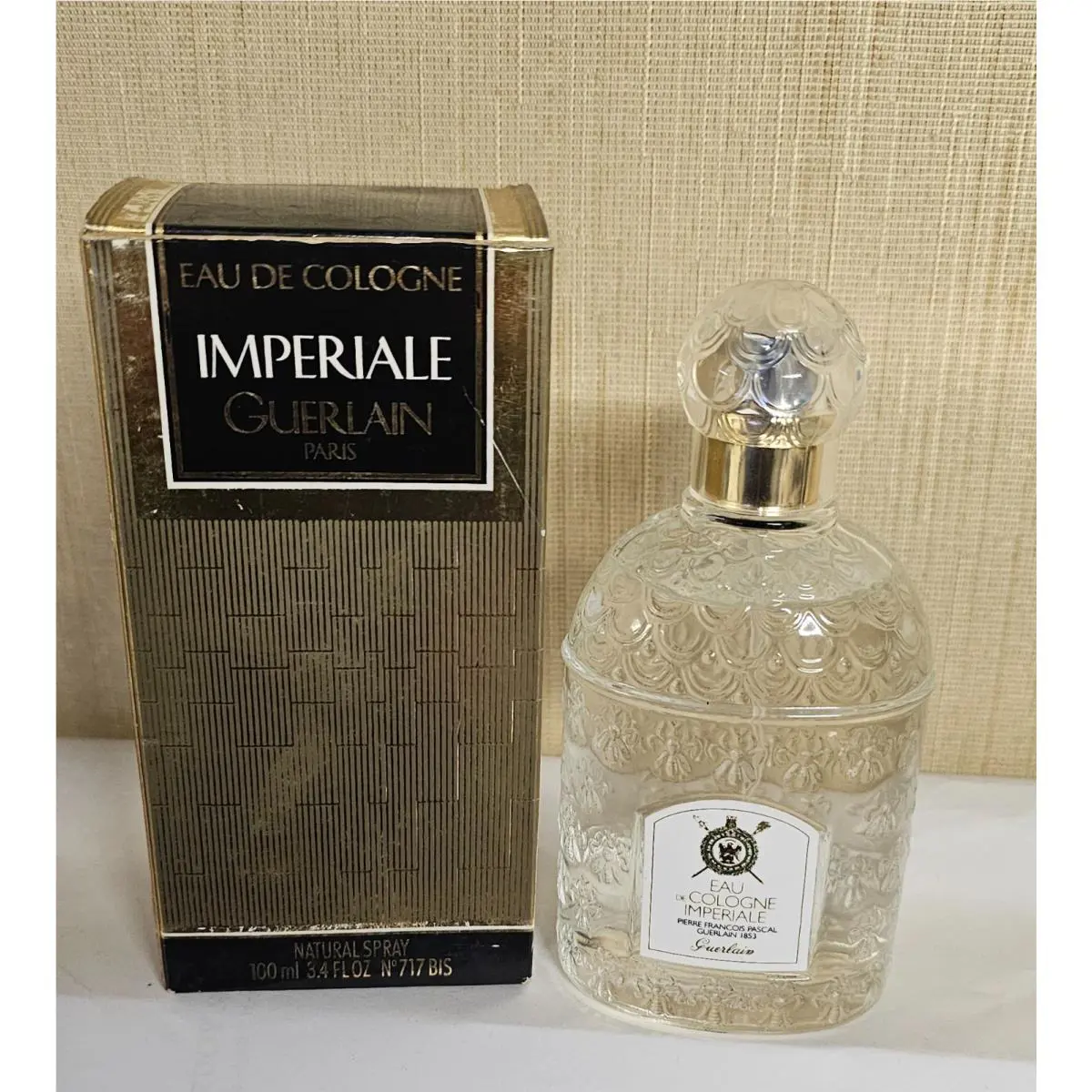 Imperiale BY Guerlain Old Version 3.4 OZ Edc Spray For Men Damage Box Same AS