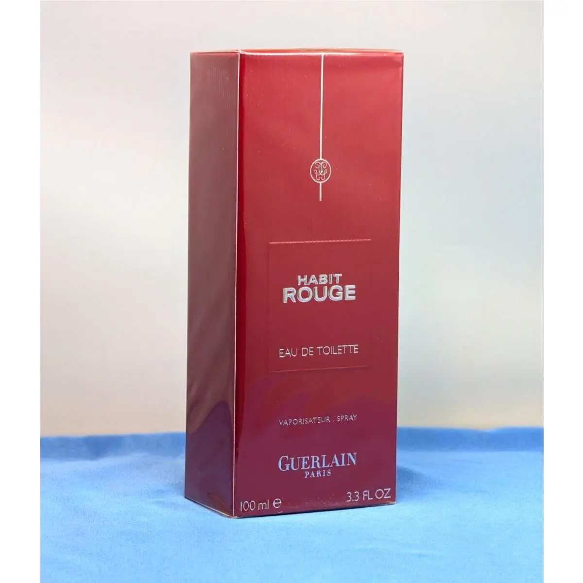 Guerlain Habit Rouge Men`s Eau de Toilette - 3.3 Fl Oz - Made in France