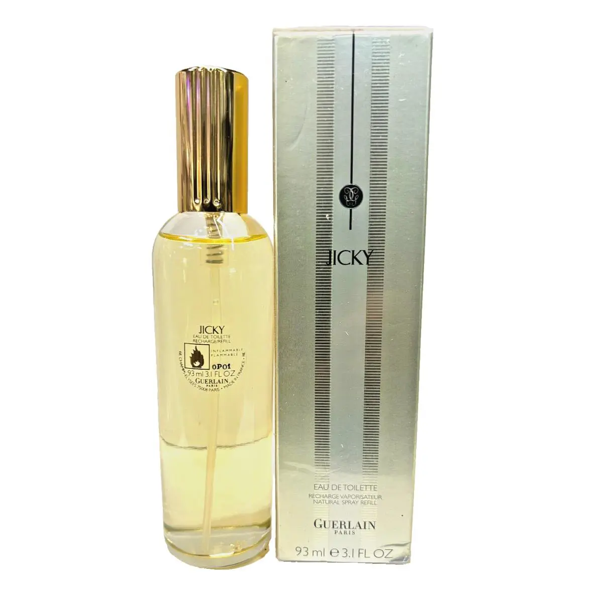 Jicky by Guerlain 3.1 oz / 93 ML Eau De Toilette Natural Spray Refill