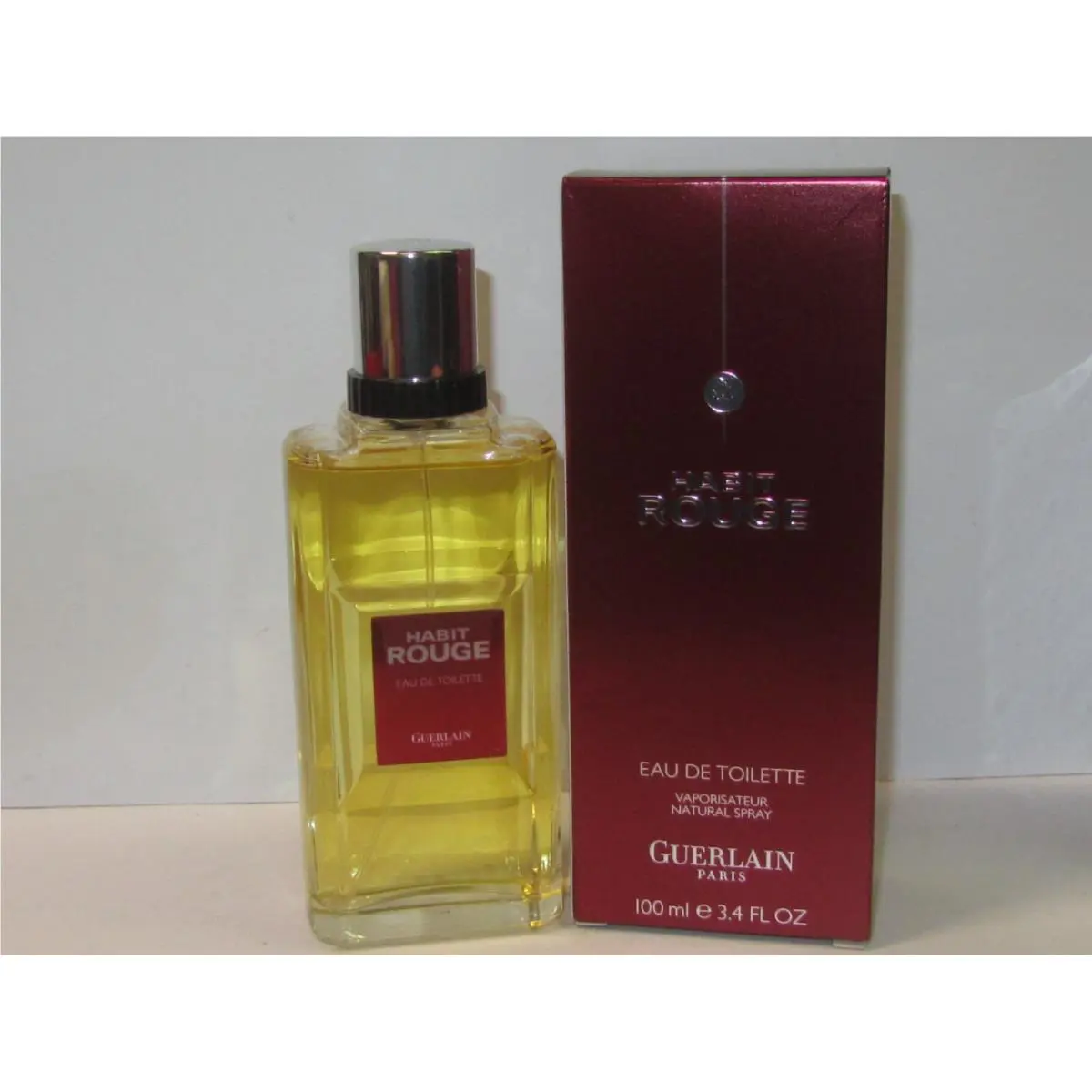 Habit Rouge by Guerlain For Men 3.4 oz Eau de Toilette Spray