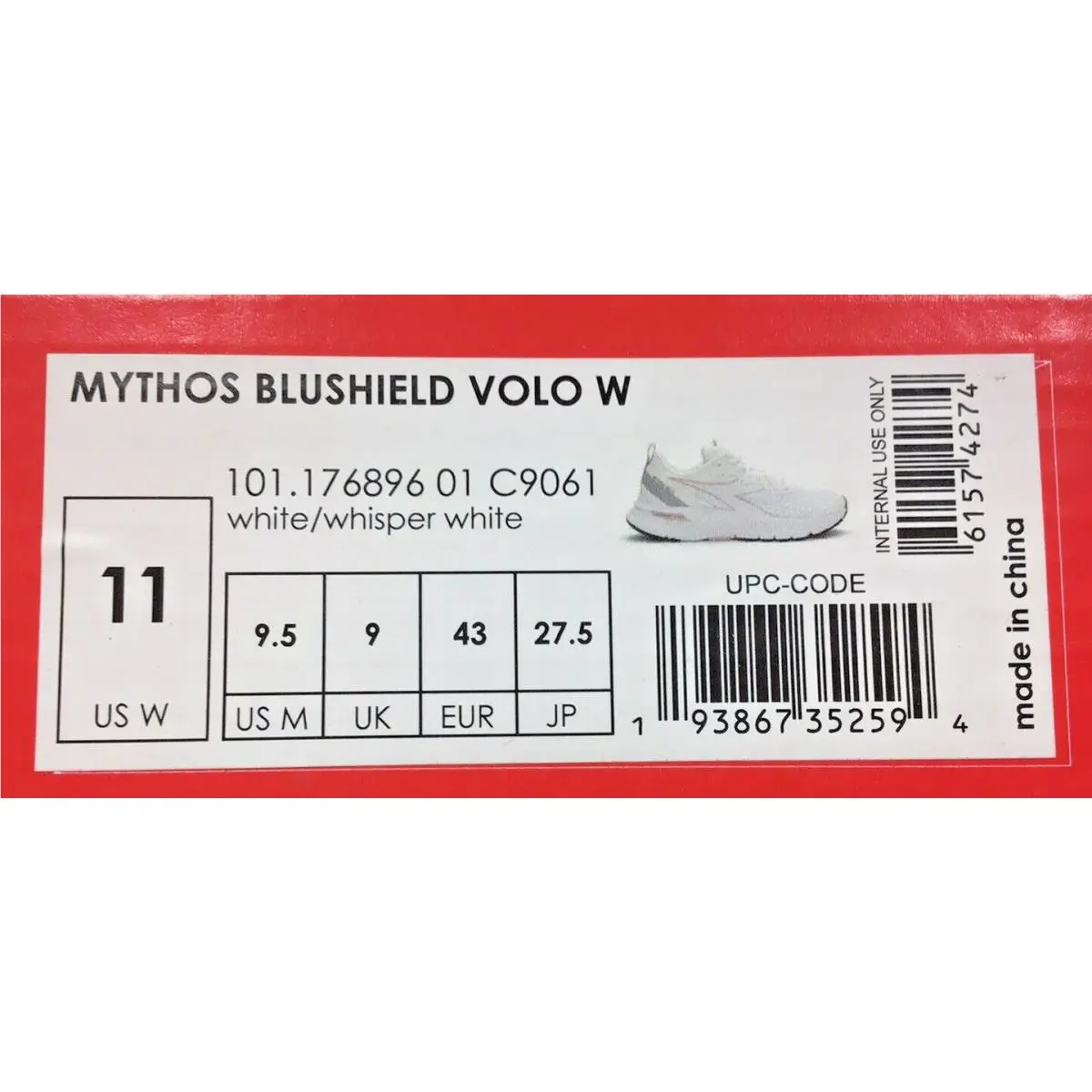 Diadora shoes - Mythos Blushield Volo - Mythos Blushield Volo - White 6