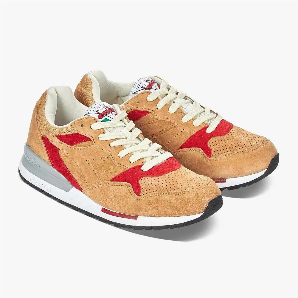 Diadora shoes - Intrepid Premium - Intrepid Premium - 501 170957 01 25061 - Beige/Red/Grey/White 1