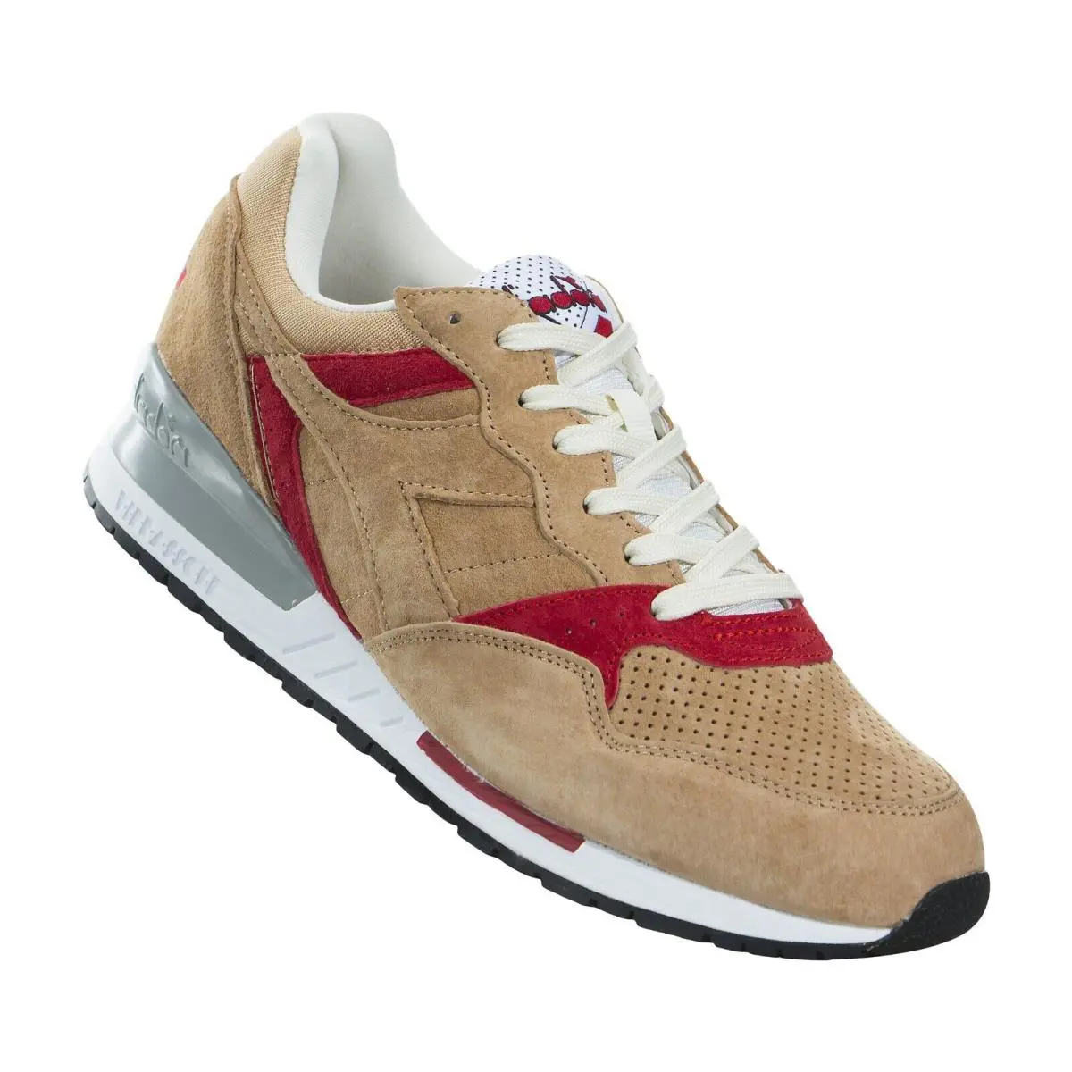 Diadora shoes - Intrepid Premium - Intrepid Premium - 501 170957 01 25061 - Beige/Red/Grey/White 2