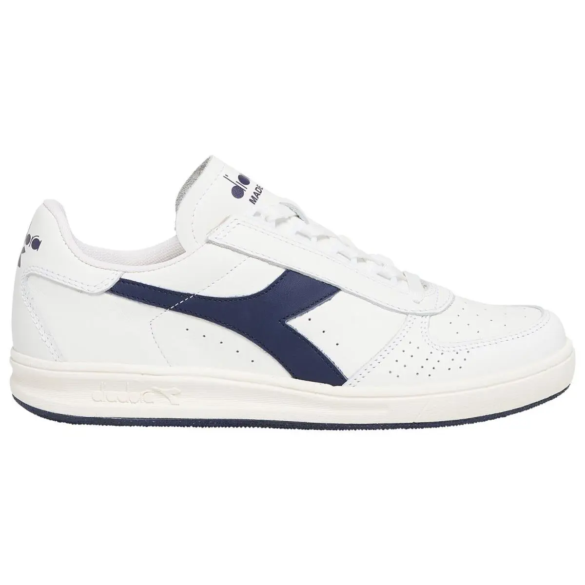 Diadora Men`s B Elite White Peacot 501-177691 C0178 Made in Italy