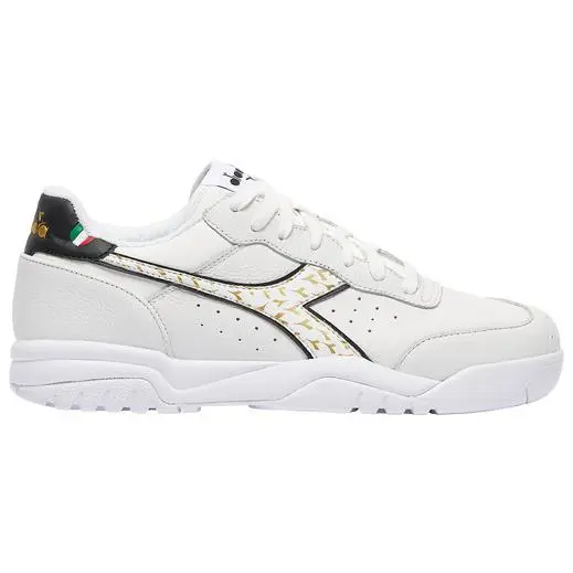 Diadora Maverick H.o.c White Rich Gold Athletic Tennis Shoes Men Size - White