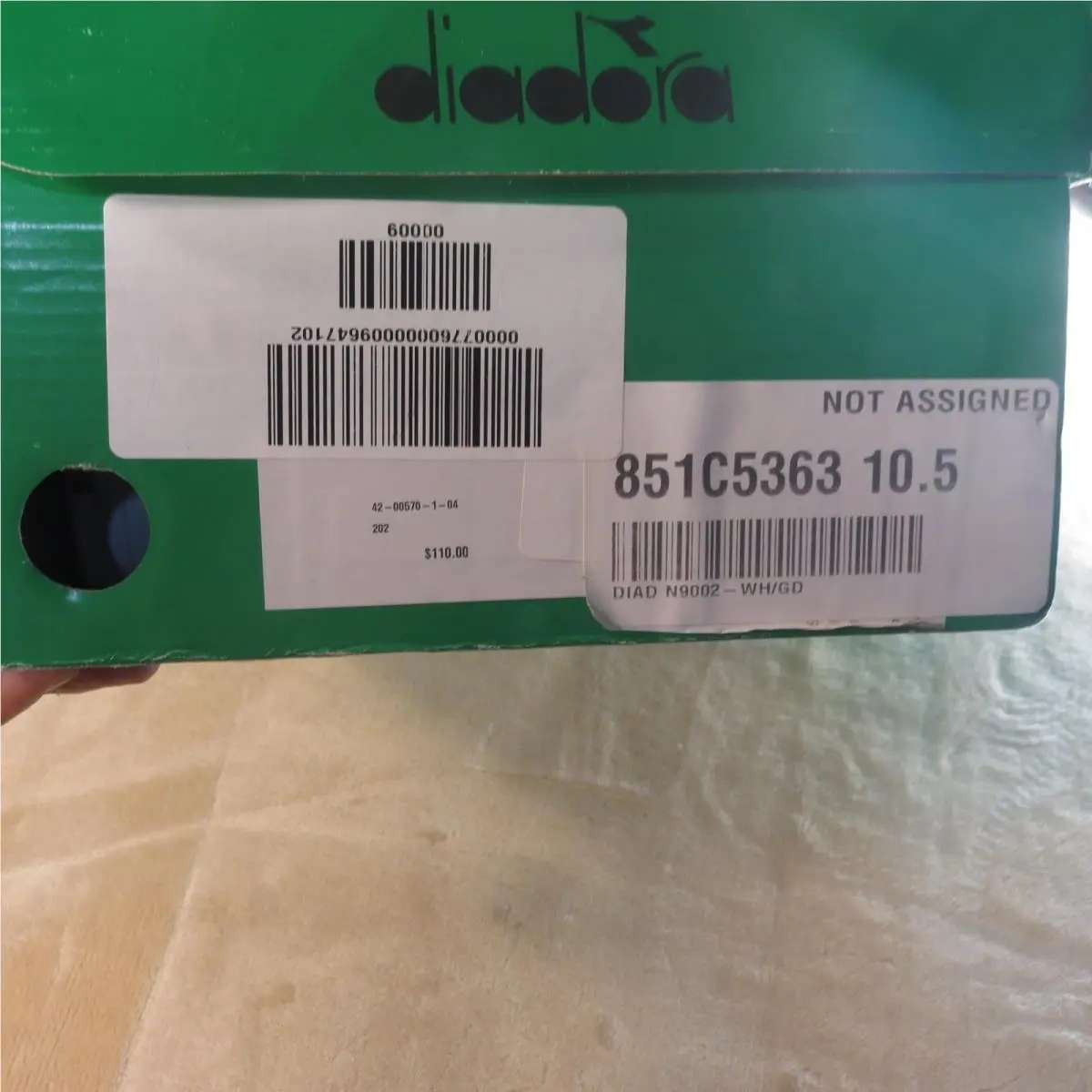 Diadora shoes - N9002 - N9002 - White 0