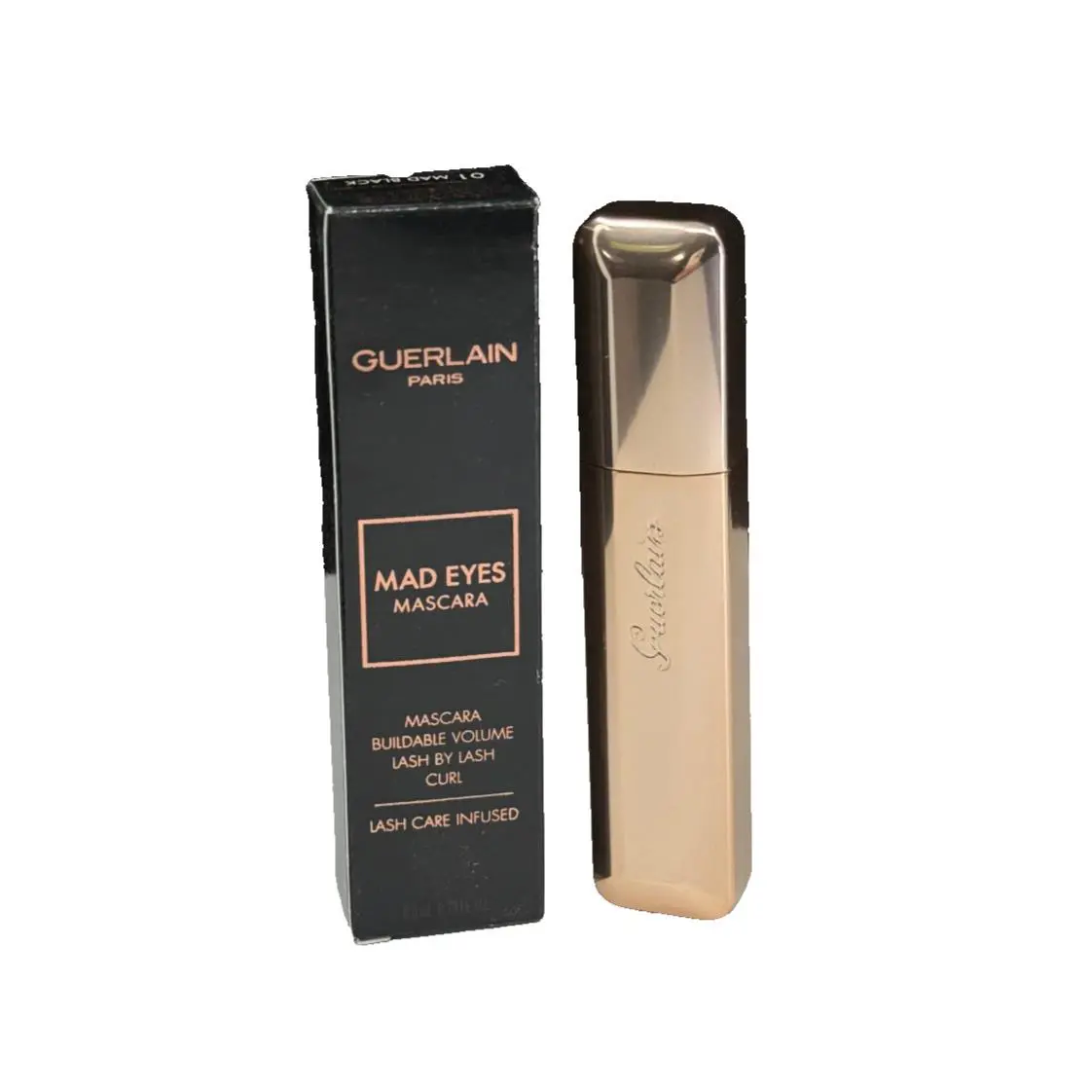 Guerlain Mad Eyes Mascara Buildable Volume 0.28oz 01 Mad Black