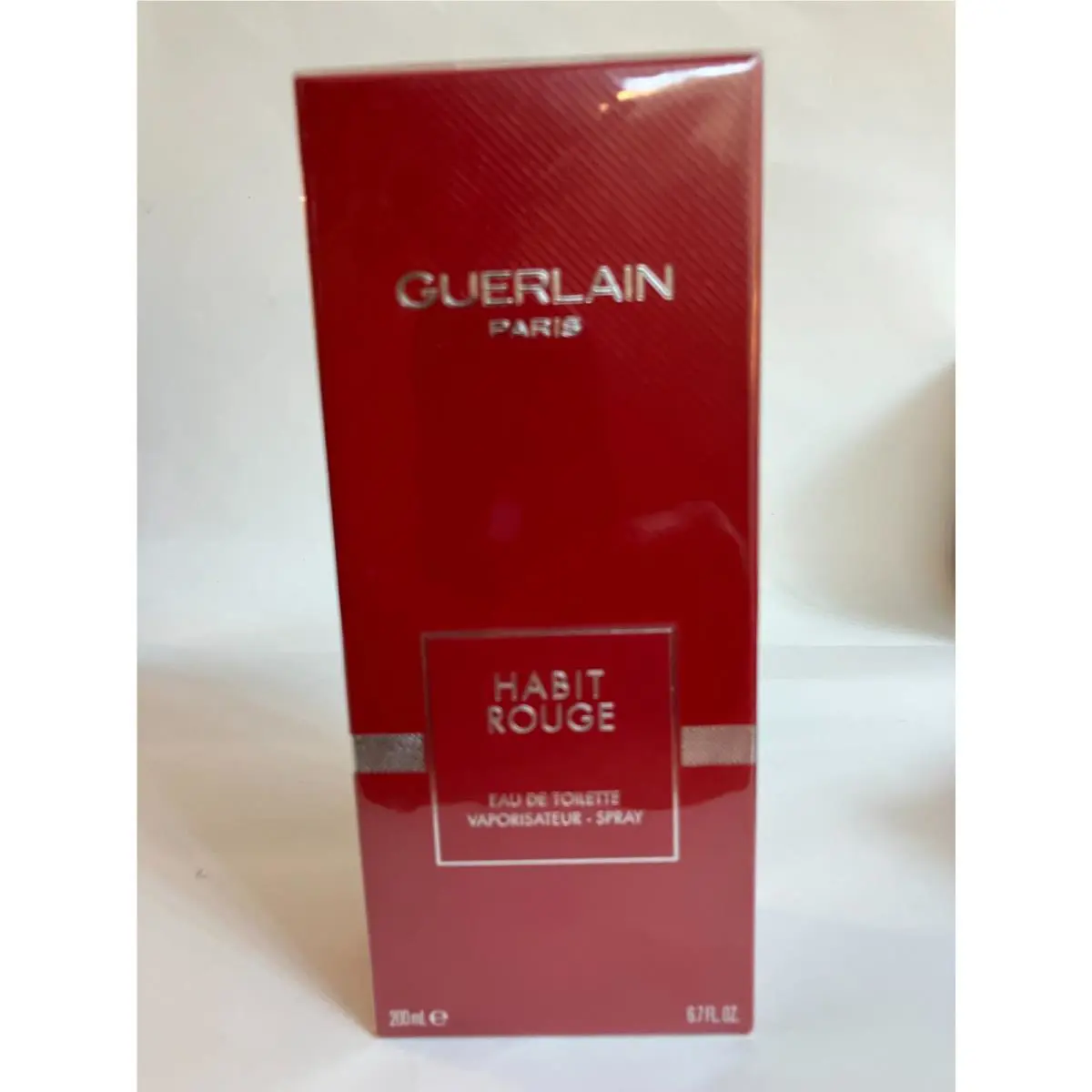 Guerlain Habit Rouge 6.7oz Edt Spray For Men Rare