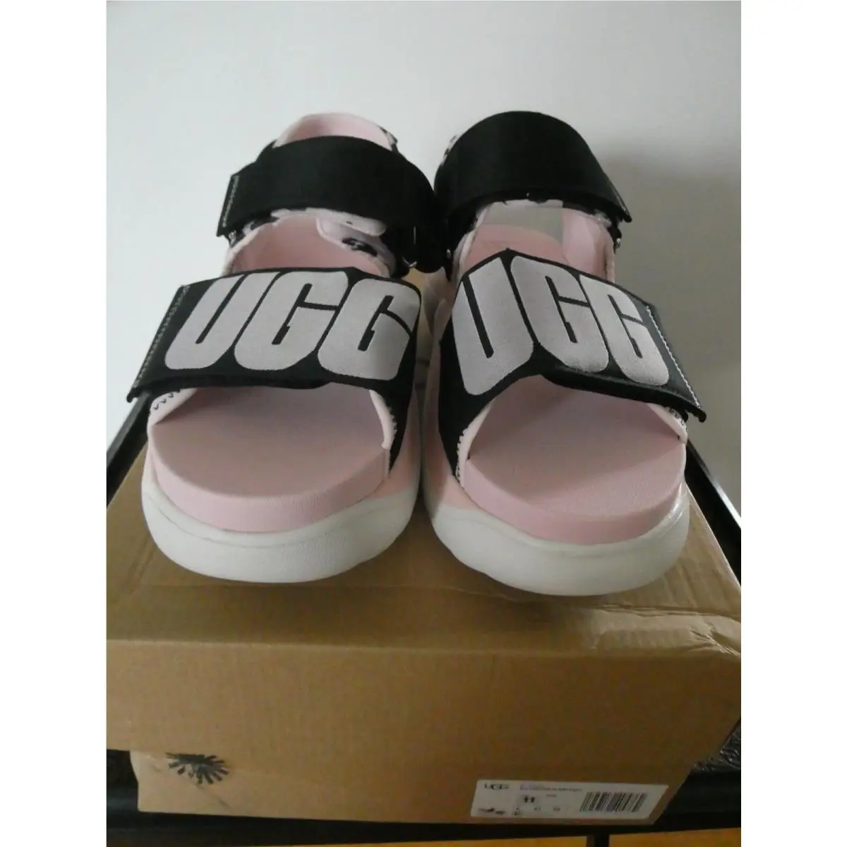 UGG shoes - UGG La Cloud Cheetah Print Sandal - Posie Pink/ Black 0