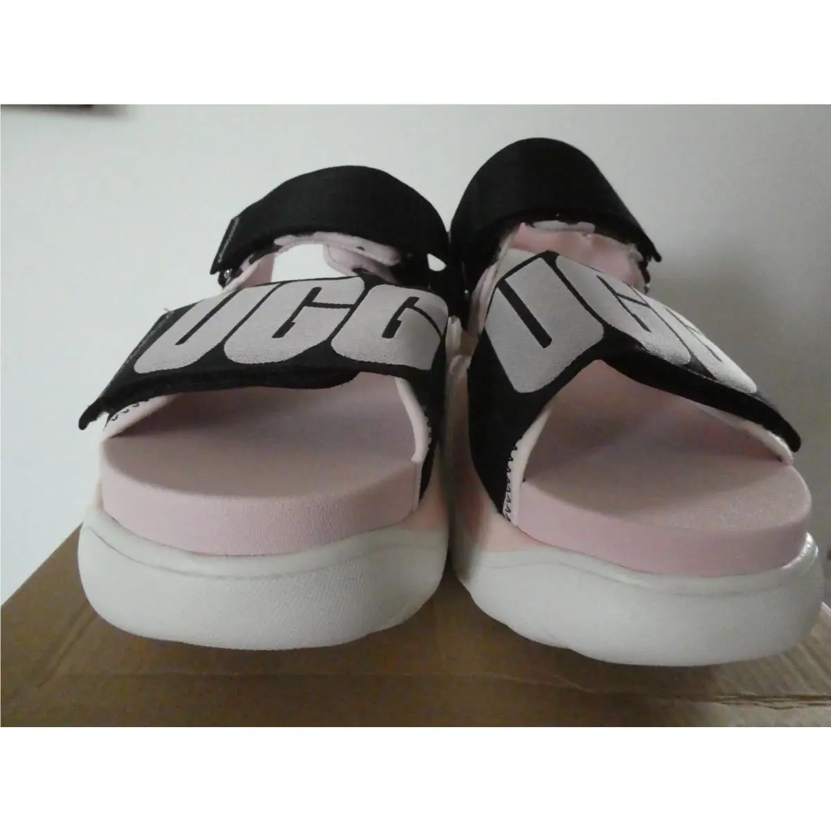UGG shoes - UGG La Cloud Cheetah Print Sandal - Posie Pink/ Black 3