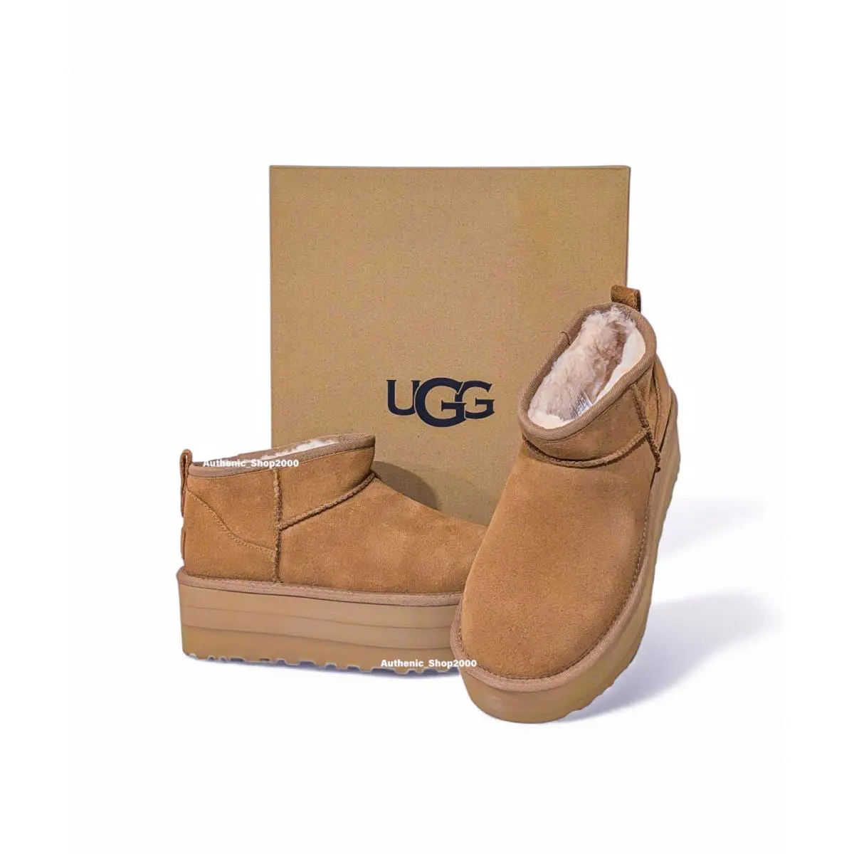 UGG shoes - UGG Classic Ultra Mini Platform - Brown 4