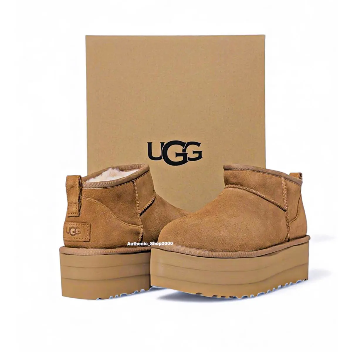 UGG shoes - UGG Classic Ultra Mini Platform - Brown 5