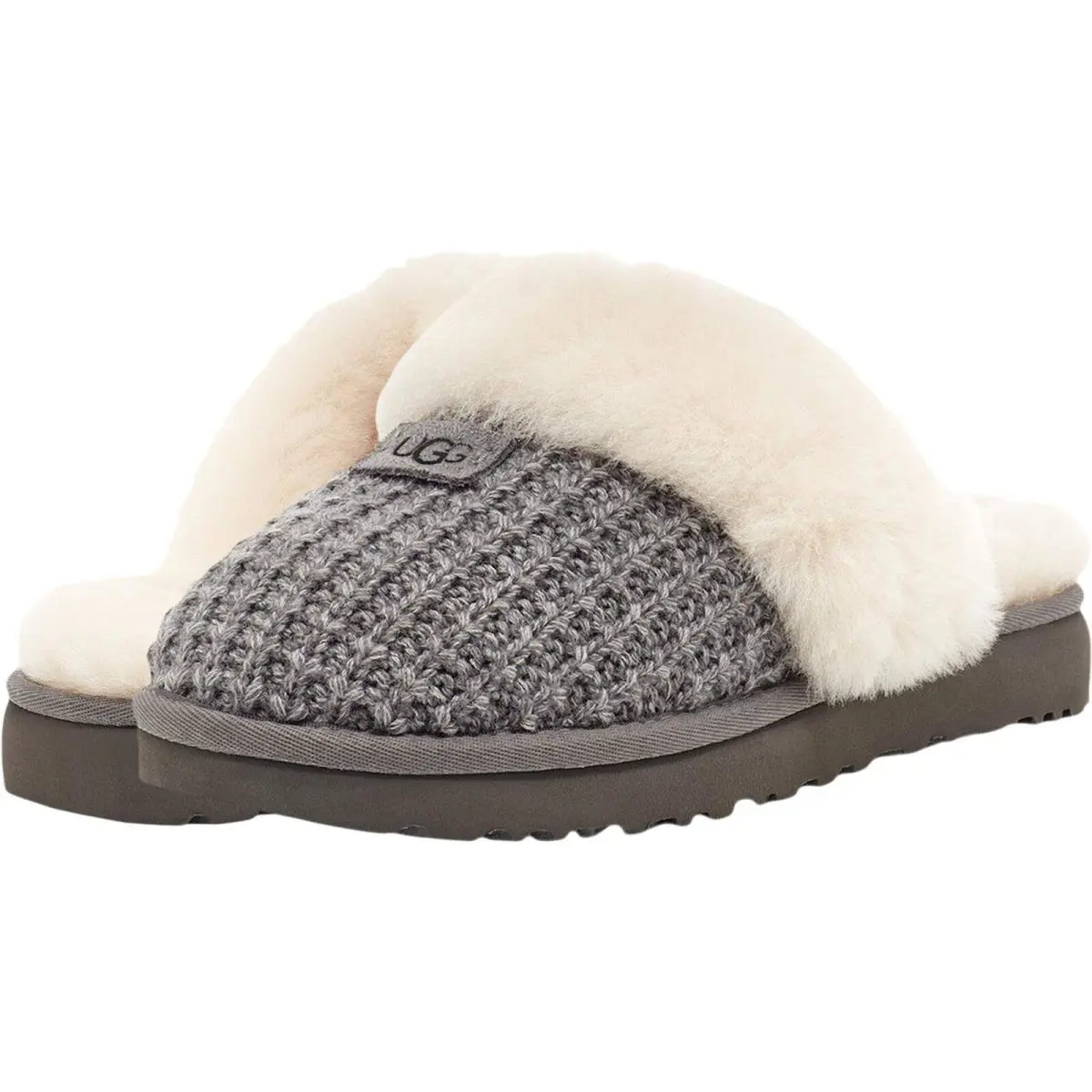 UGG shoes - UGG Cozy Knit slippers - Cozy Knit slippers - Charcoal 4