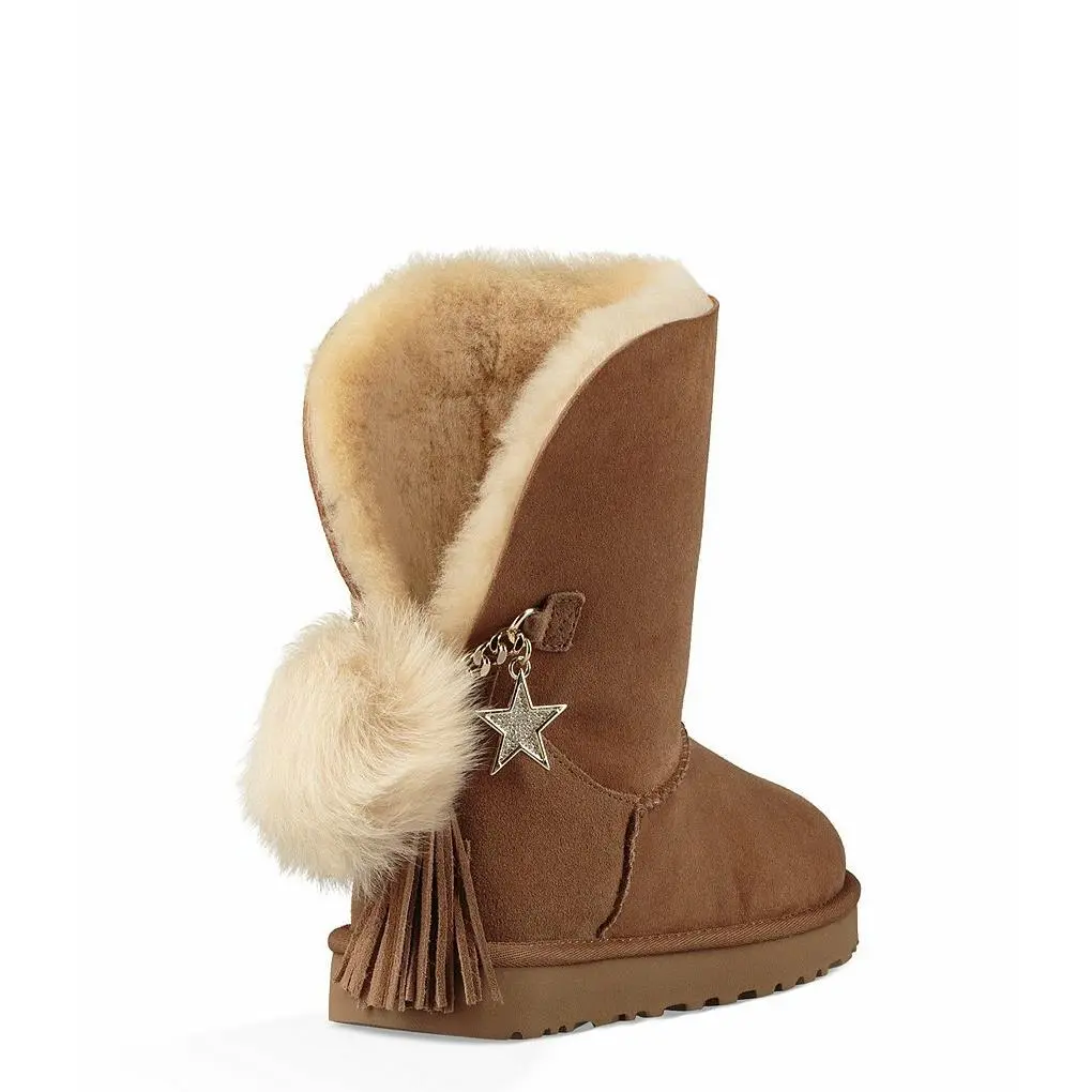 Ugg Classic Charm Boots in Chestnut Brown in US Women`s Sizes 7 /8/ 9