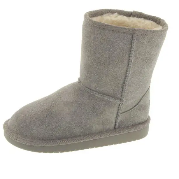 Koolaburra by Ugg Childrens Koola Short Boots Grey 1019374 13