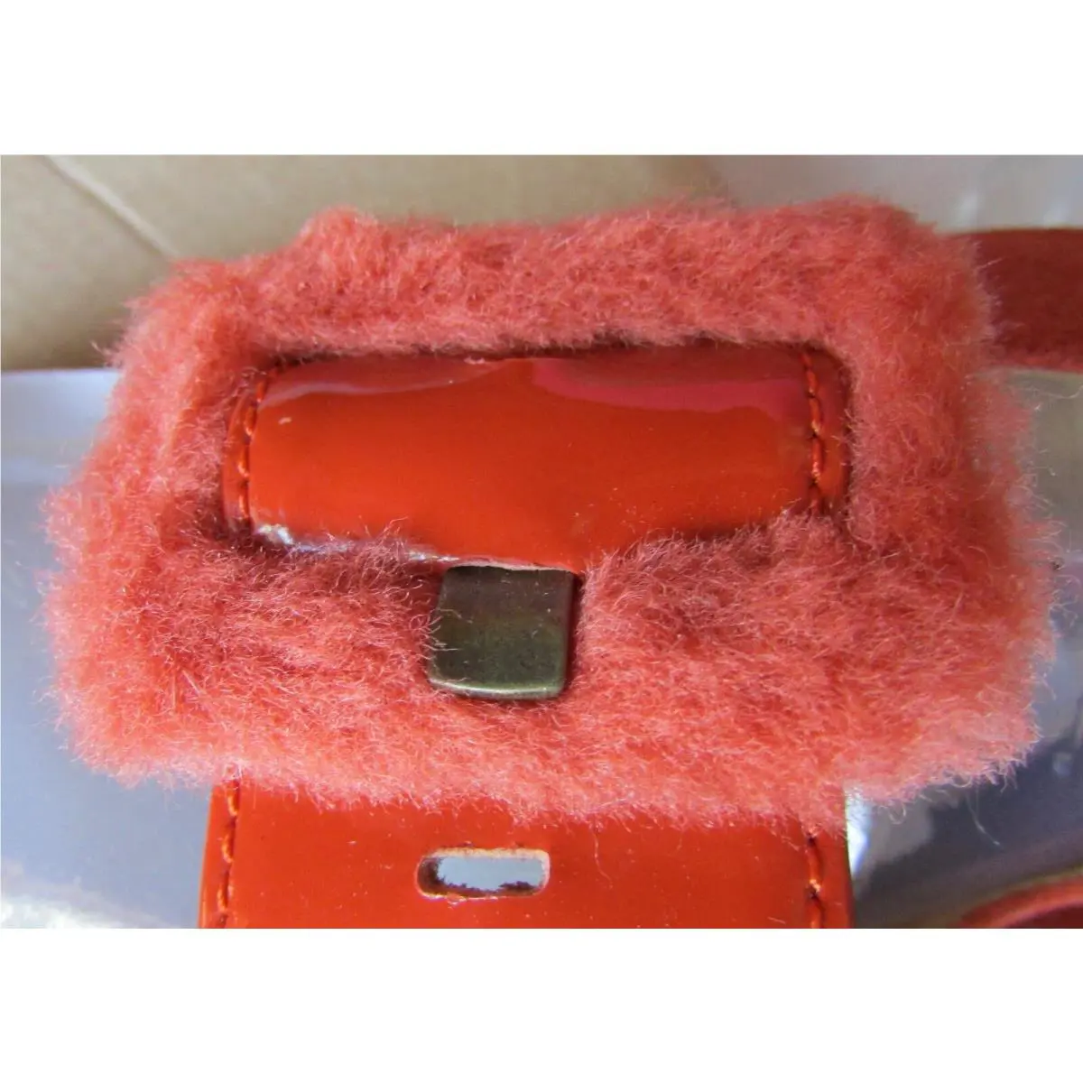 UGG shoes - UGG Le Fluff Chella - Fluff Chella - Red, Size: Burnt Orange Size 7 2