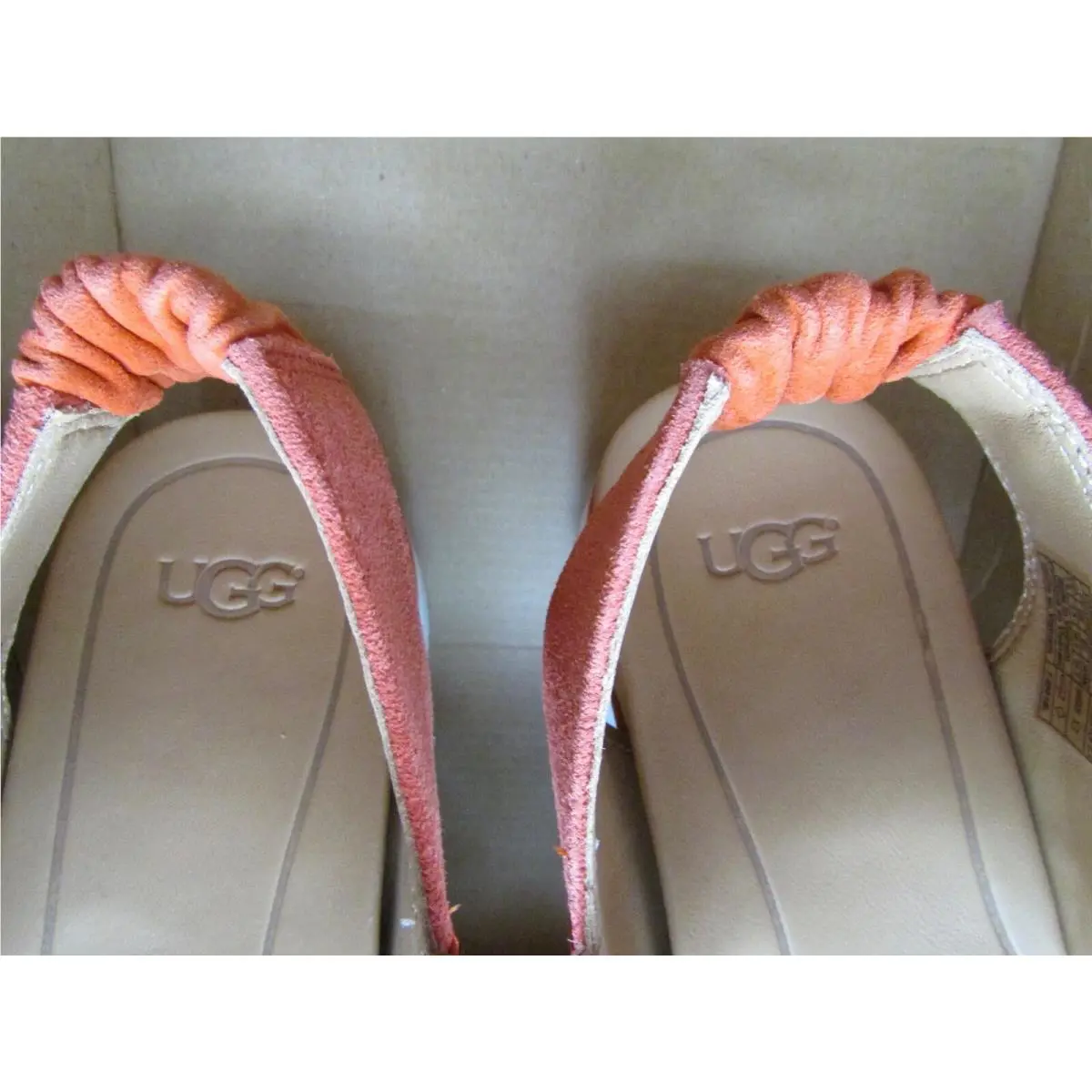 UGG shoes - UGG Le Fluff Chella - Fluff Chella - Red, Size: Burnt Orange Size 7 9