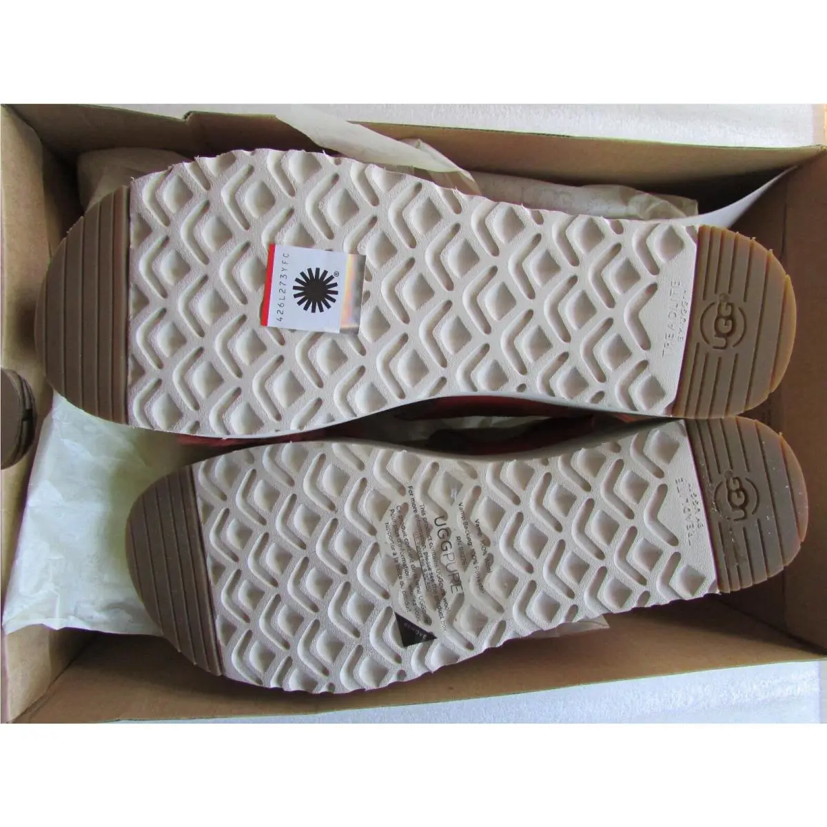 UGG shoes - UGG Le Fluff Chella - Fluff Chella - Red, Size: Burnt Orange Size 7 7