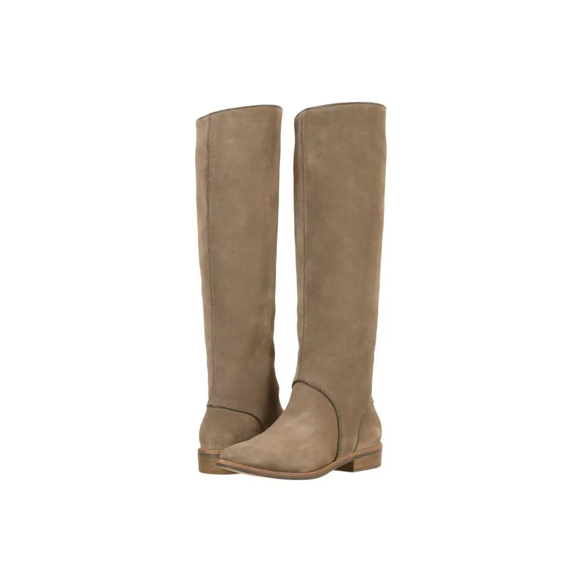 Women`s Ugg Gracen Suede Block Heel Riding Boots 1017344 Sizes 6-10 Mouse