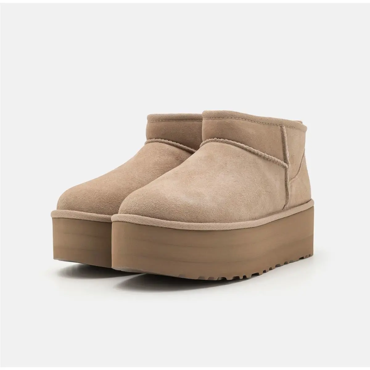 UGG shoes - UGG Classic Ultra Mini Platform - Sand 2