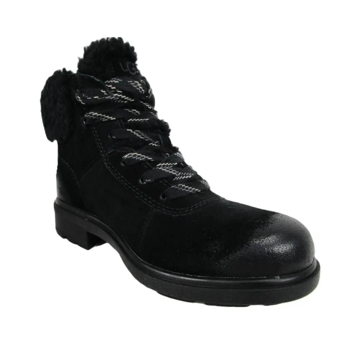 UGG shoes - UGG Harrison Cozy Lace Suede Boot 1130440 - 1130440 - Black 1