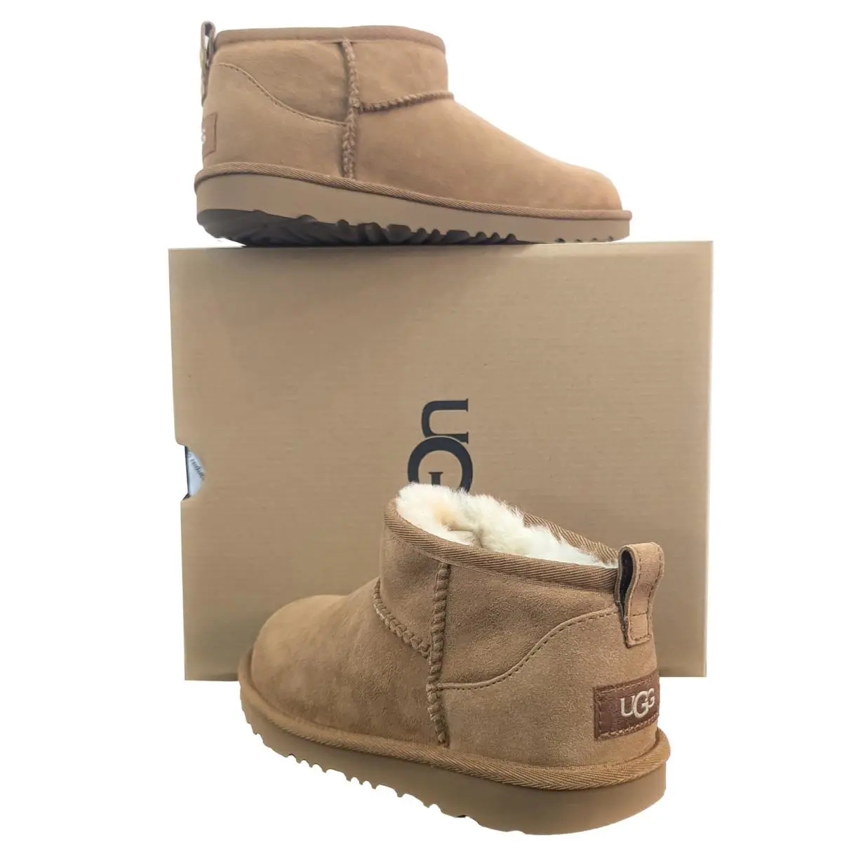 UGG shoes - UGG Big Kid`s Classic Ultra Mini - Brown 1