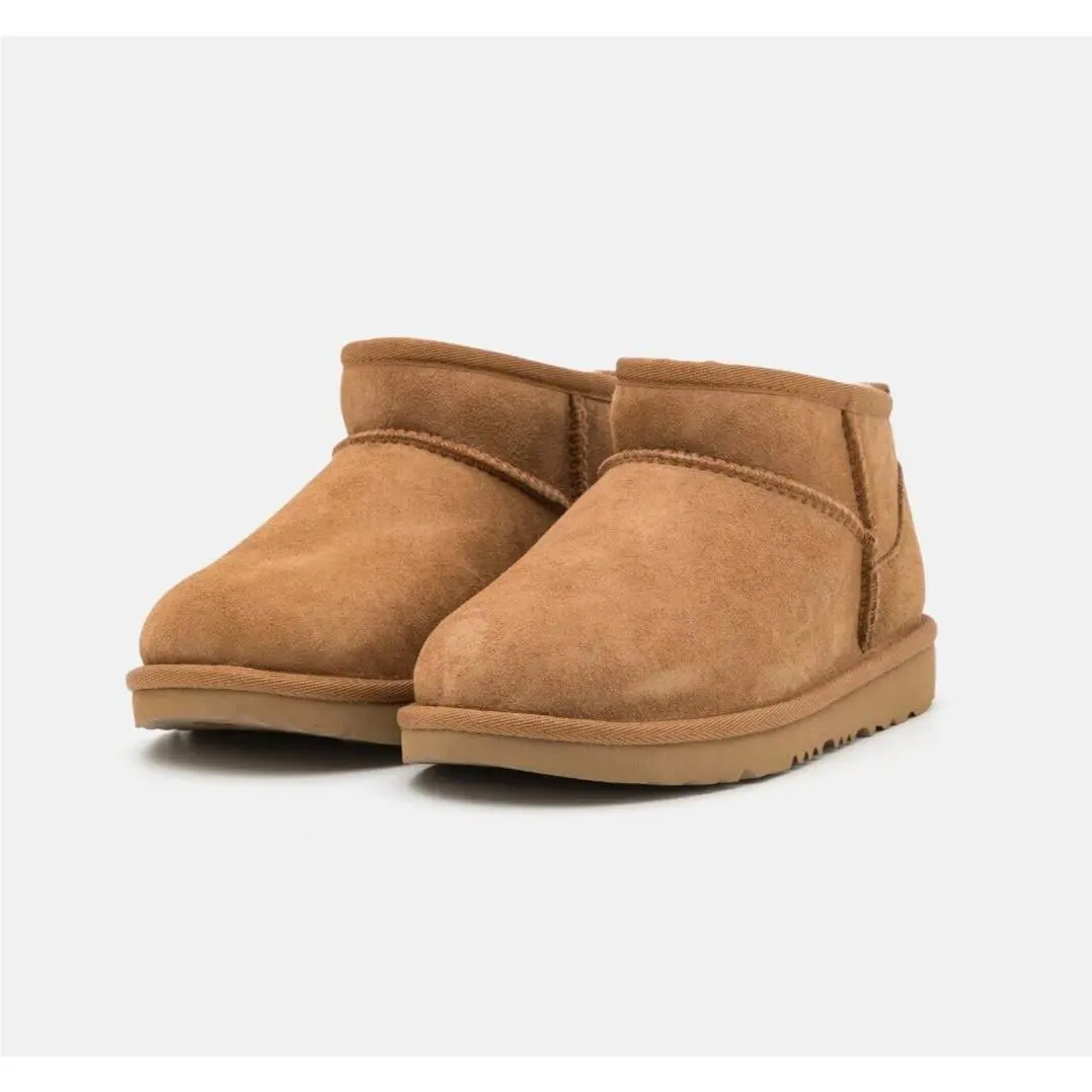 UGG shoes - UGG Big Kid`s Classic Ultra Mini - Brown 2