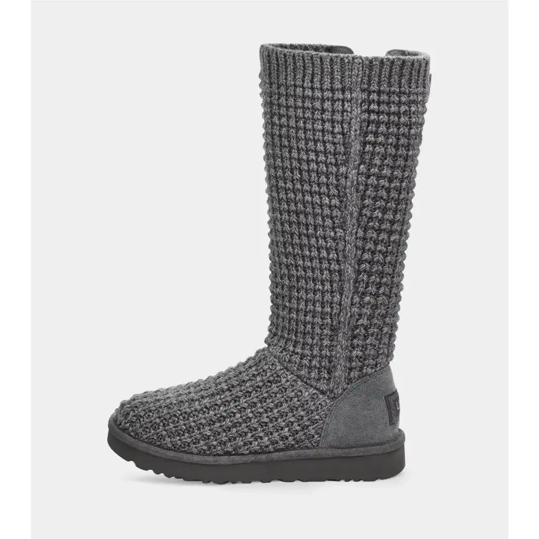 UGG shoes - UGG Australia Women`s Classic Solene Tall Boots - Light Camel, Charcoal Grey 1