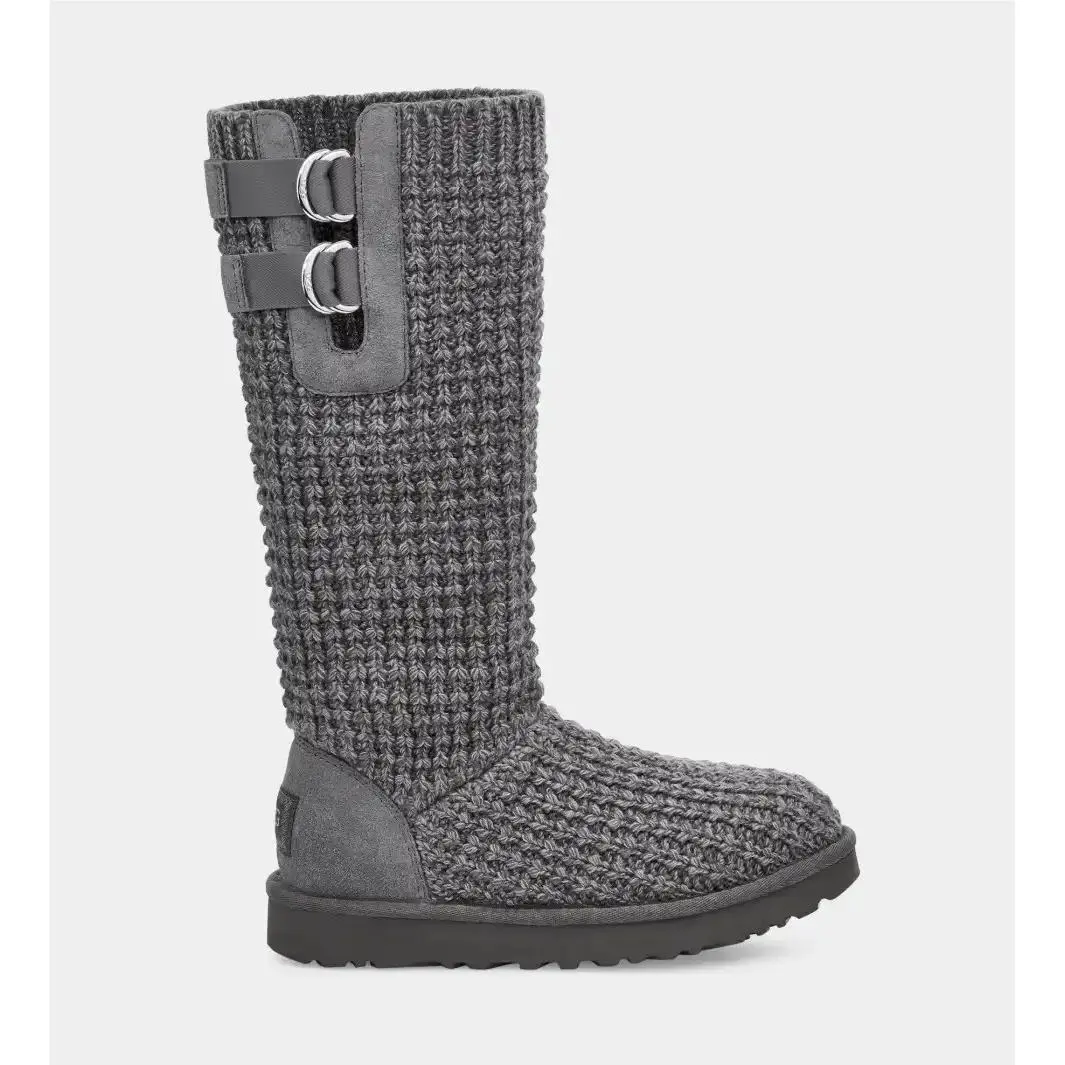 UGG shoes - UGG Australia Women`s Classic Solene Tall Boots - Light Camel, Charcoal Grey 12
