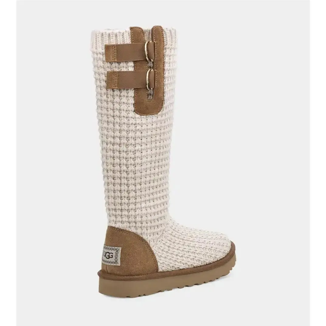 UGG shoes - UGG Australia Women`s Classic Solene Tall Boots - Light Camel, Charcoal Grey 8