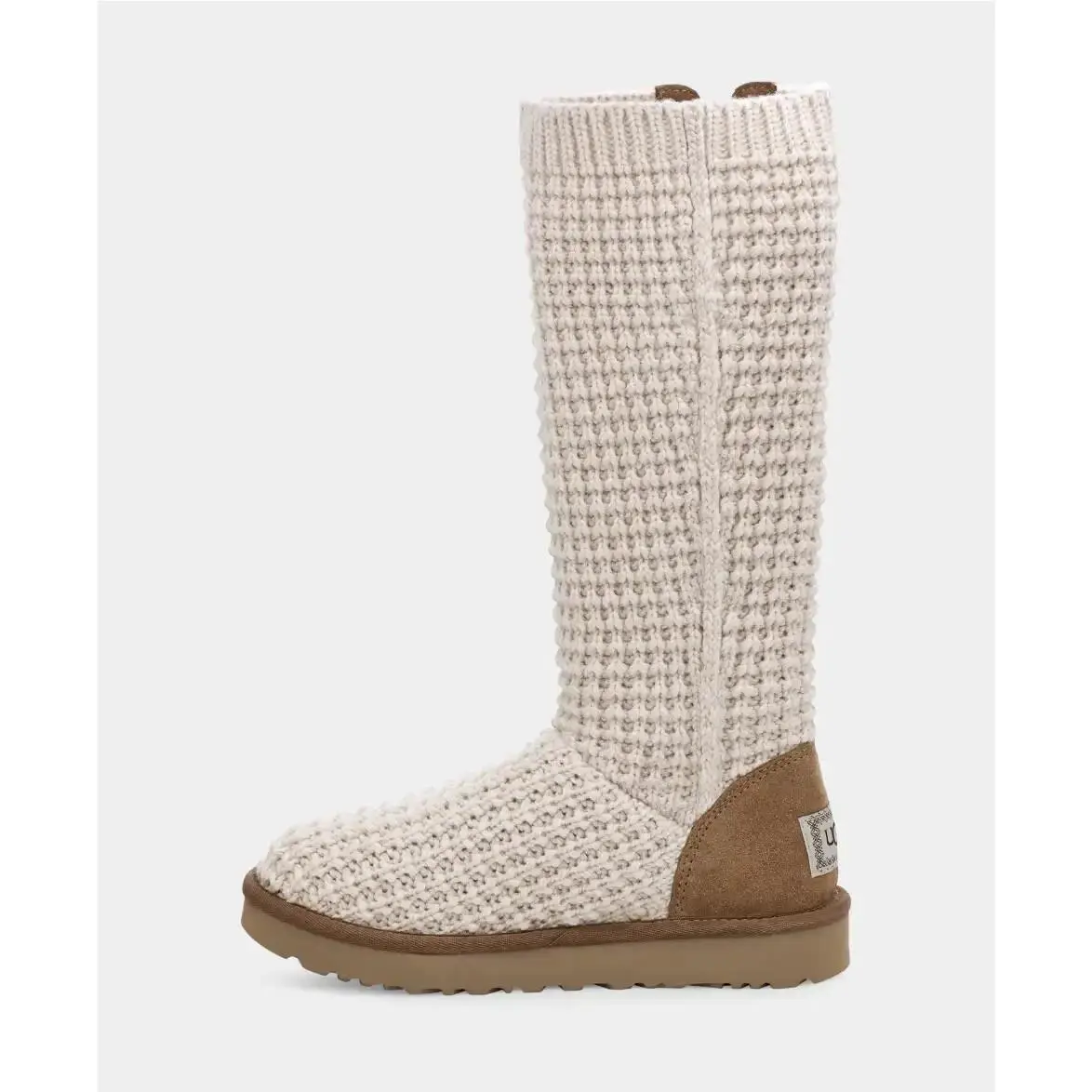 UGG shoes - UGG Australia Women`s Classic Solene Tall Boots - Light Camel, Charcoal Grey 7