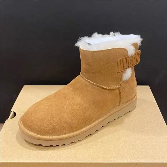 UGG shoes - Mini Bailey Logo Strap - Mini Bailey Logo Strap - Chestnut 3