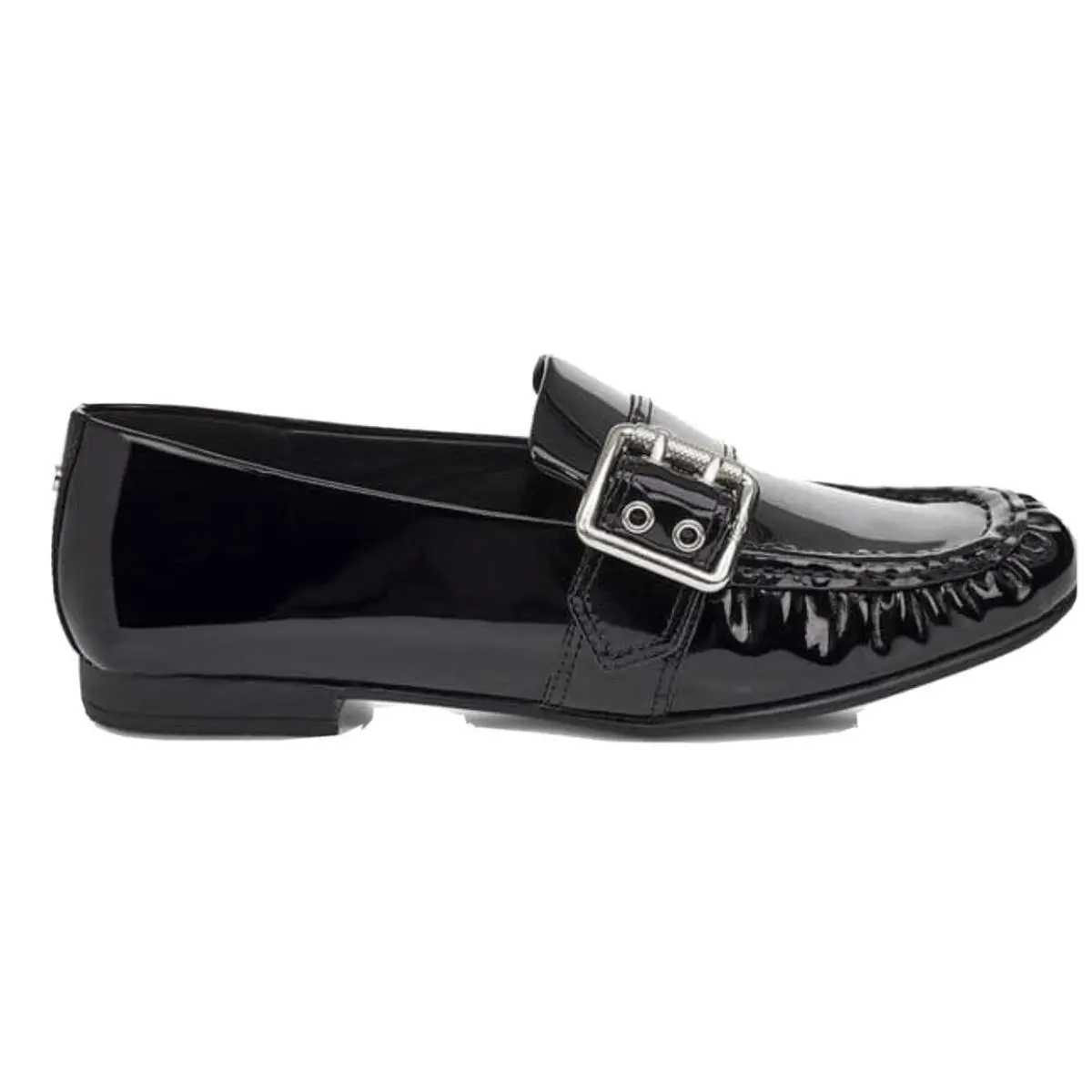 Ugg W Charlotte Black Patent Leather Loafer Flats 1105730