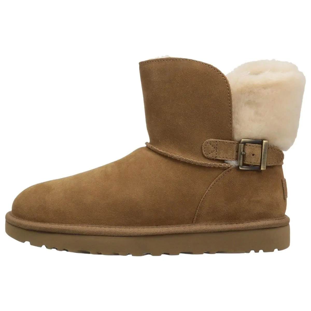 Women`s Shoes Ugg Karel Mini Buckle Boots Shoes 1019639 Chestnut by UGG
