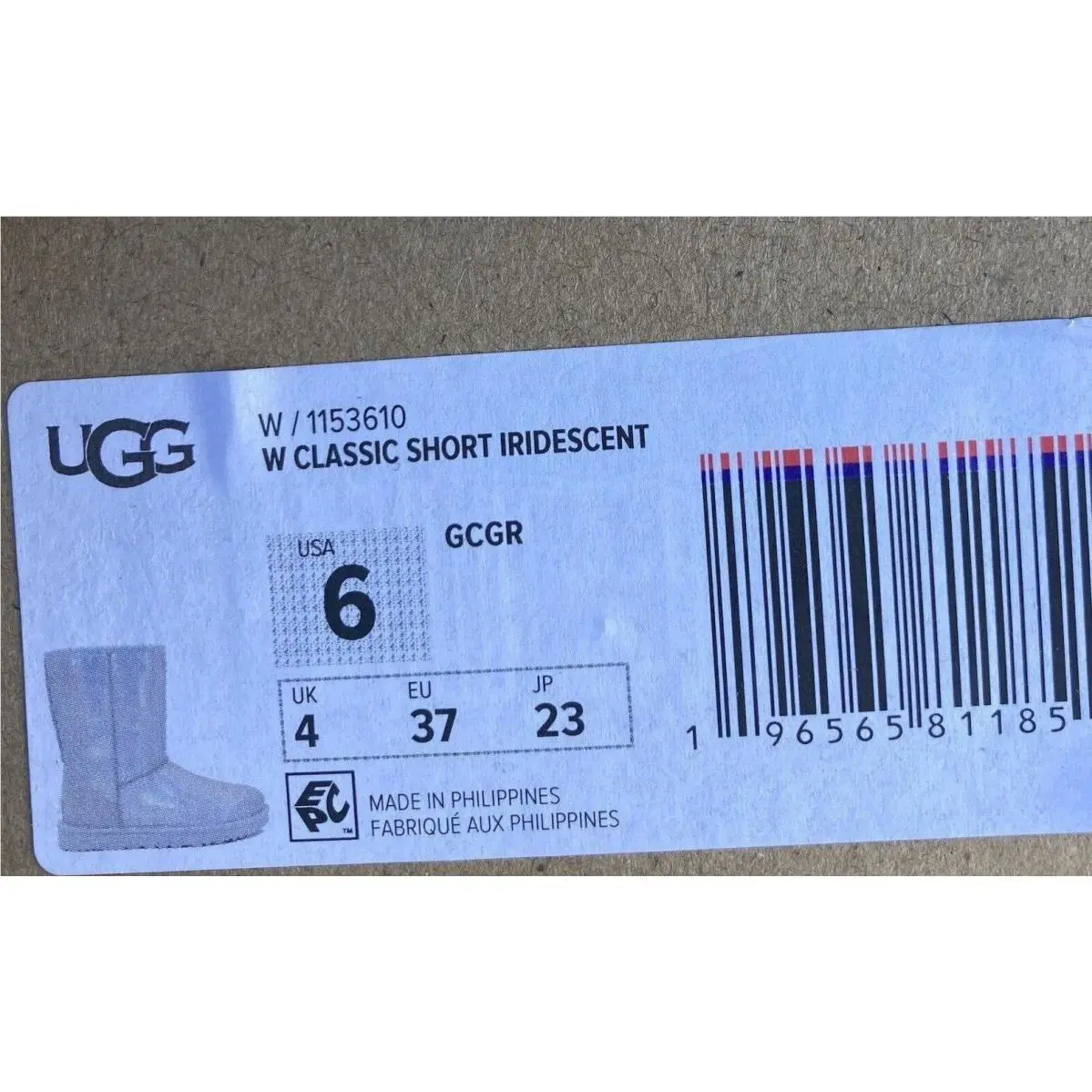 UGG shoes - Silver Grey 10