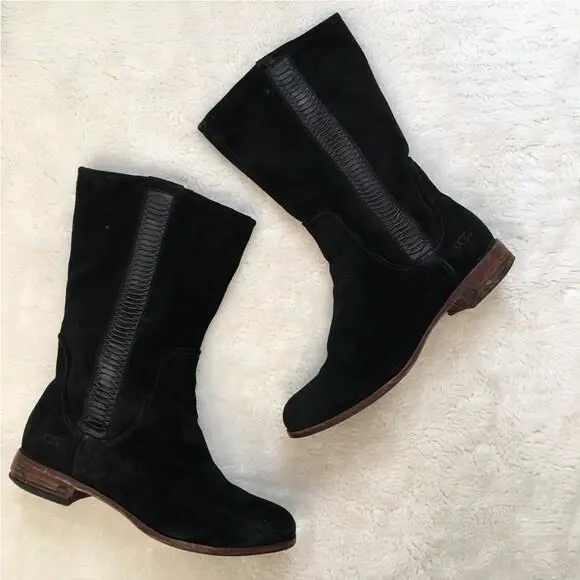 UGG shoes - Anissa 3183 - Anissa - 3183 - Black Suede 8