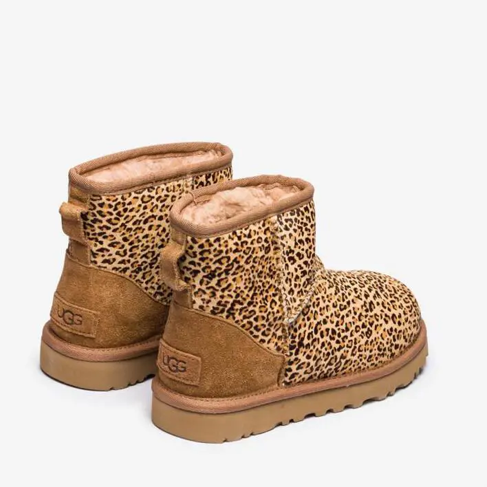 UGG shoes - UGG Classic Mini Speckles Boots - Chestnut 4