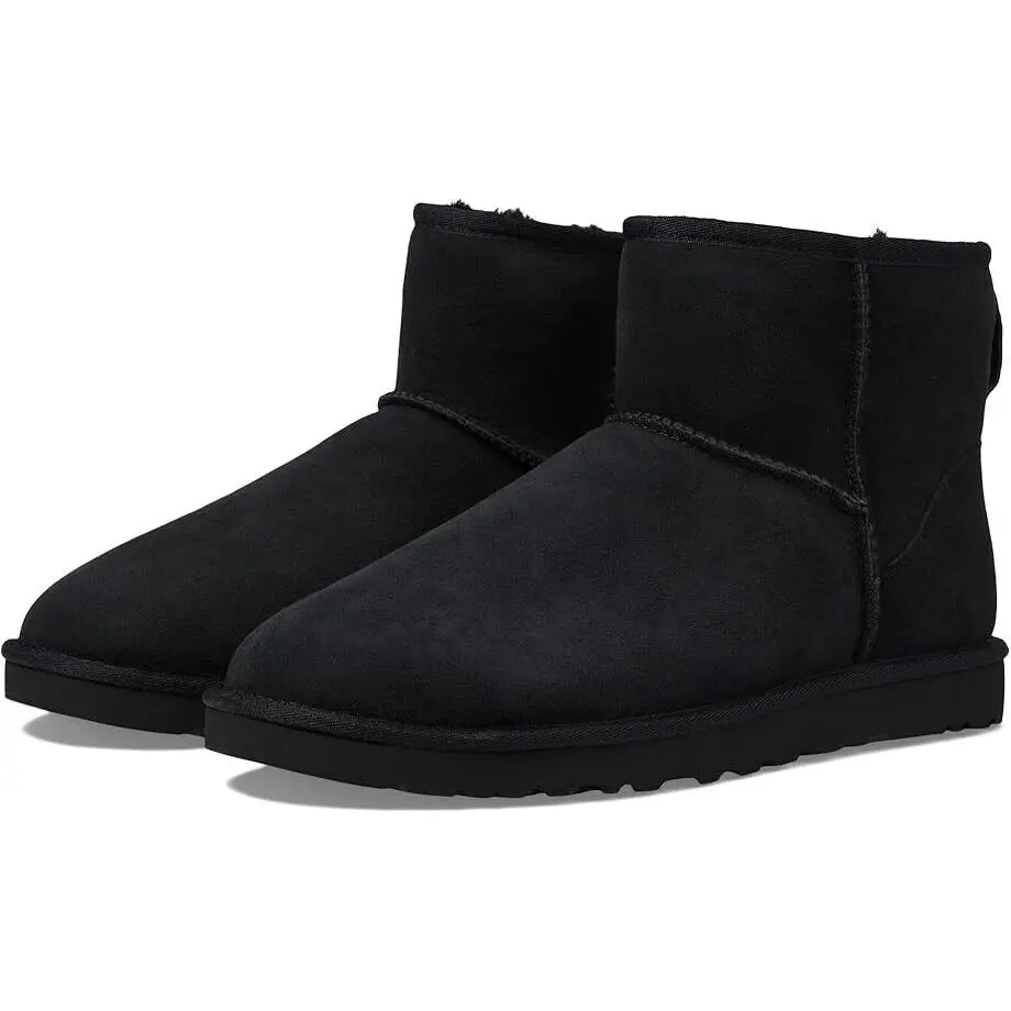 Men Ugg Classic Mini II Boot Suede Upper 1002072 Black 9